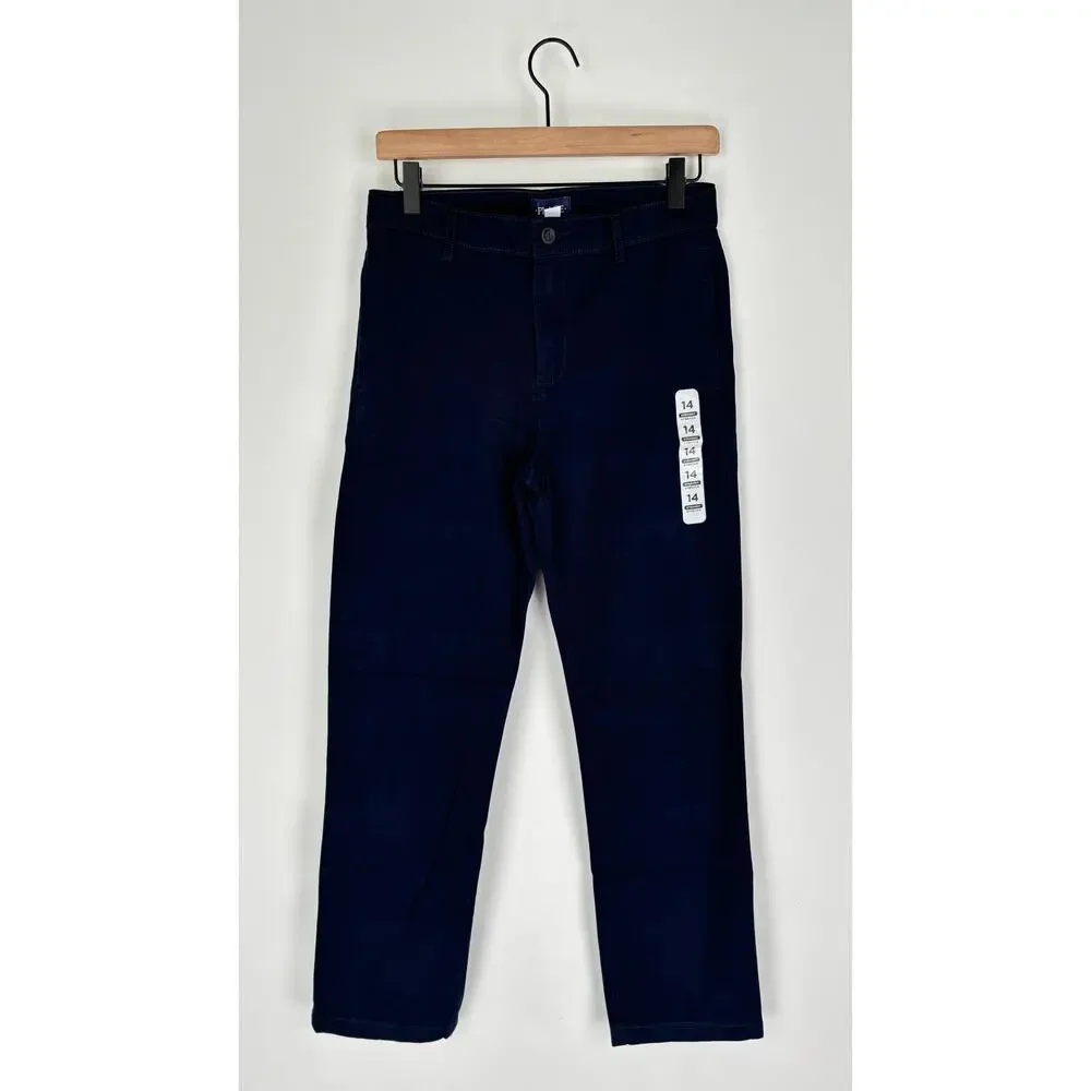 The Childrens Place Boys Uniform Stretch Chino Pants Set Of 2 Flax Tidal Size 14